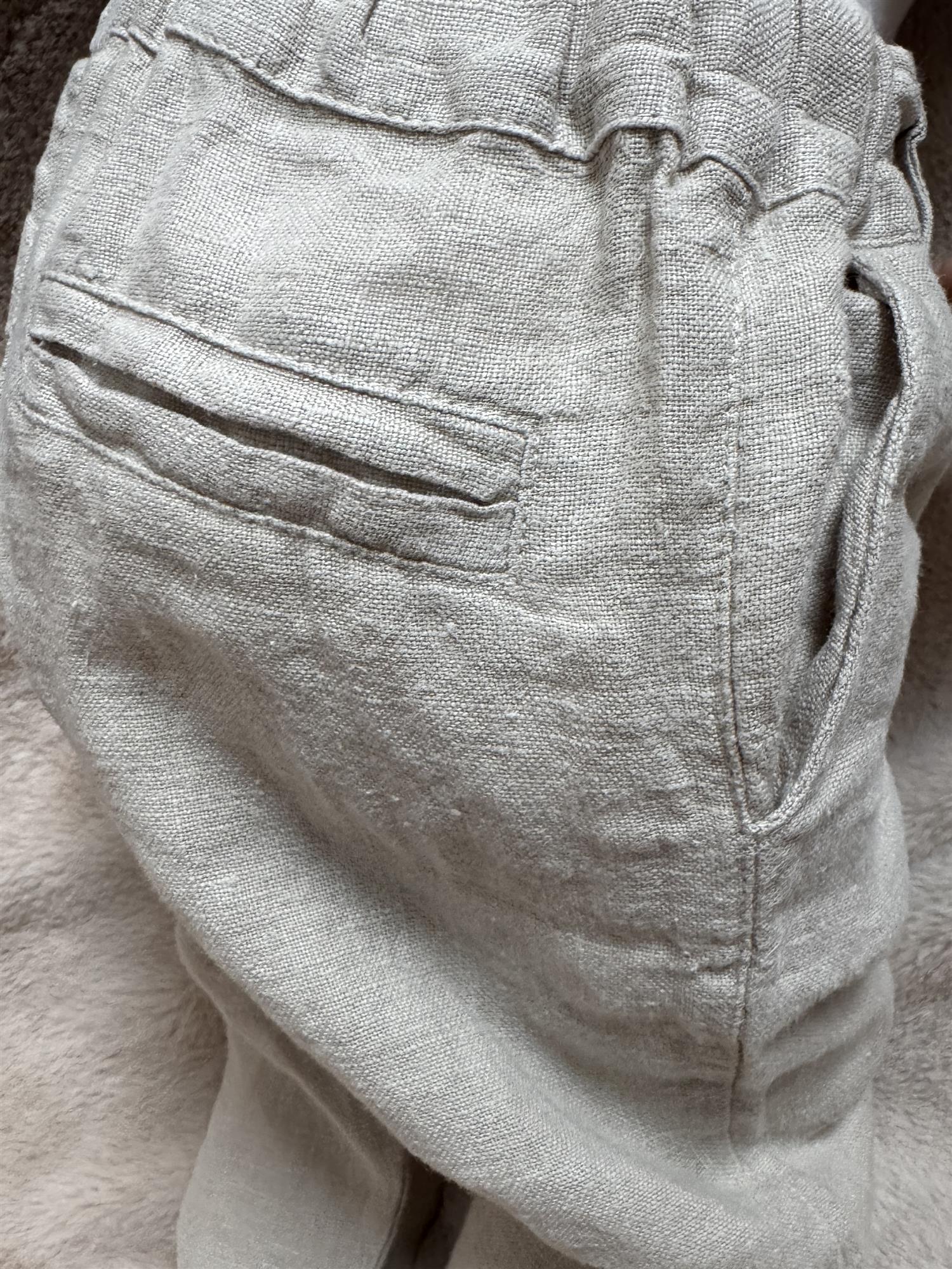 WEDOBLE Linbukse Beige