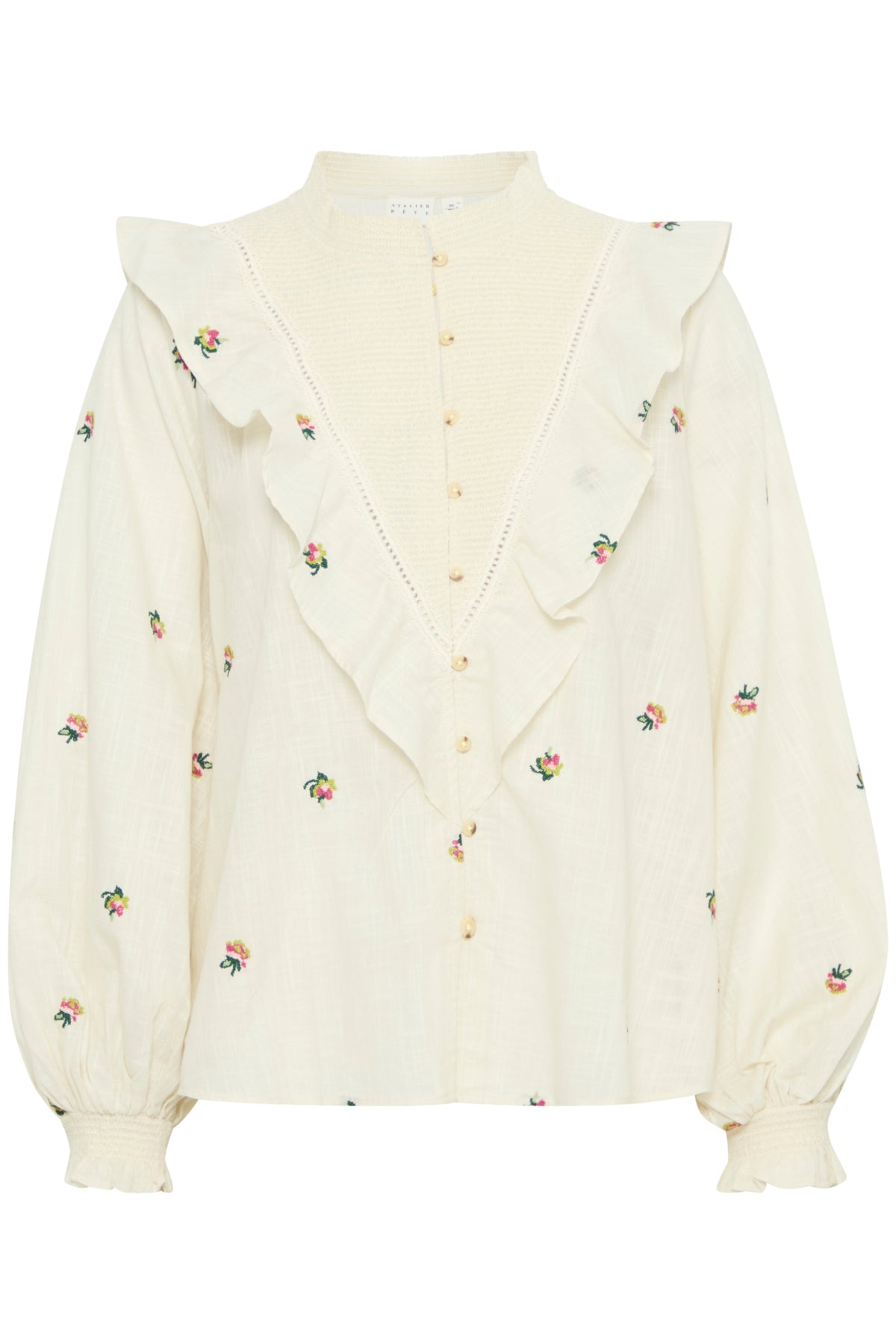 ATELIER RÊVE Irolivia Shirt Off-White