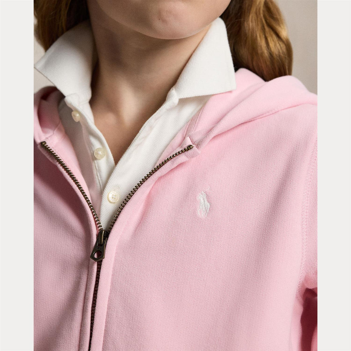 RALPH LAUREN 8-16År Hettejakke,Jente Lys Rosa
