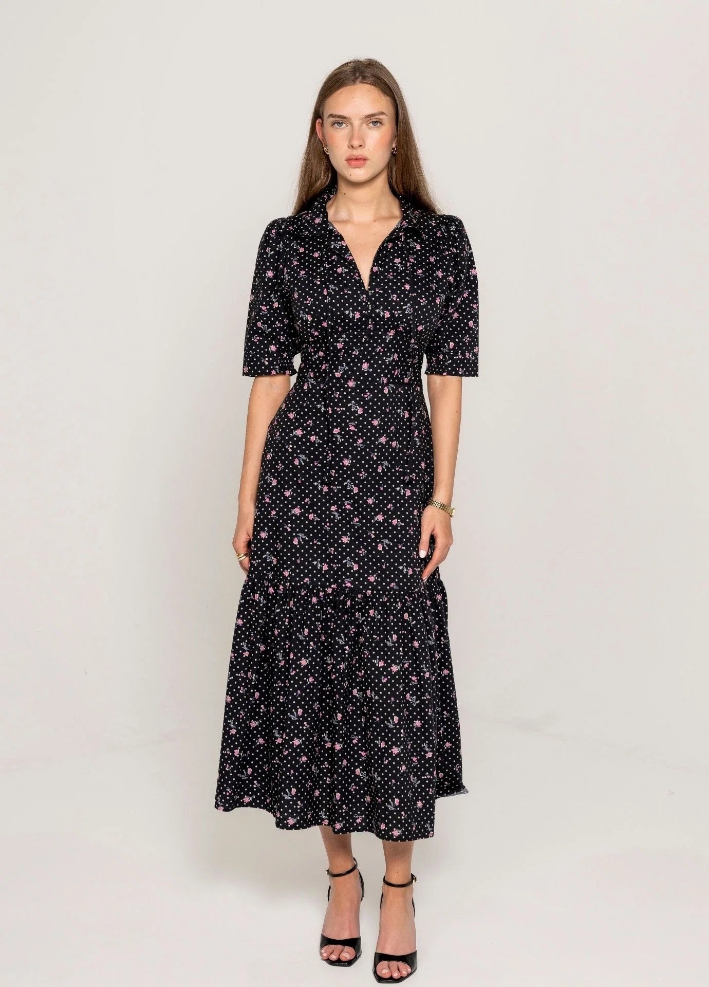 MISSMAYA Agatha Dress Polka Bloom