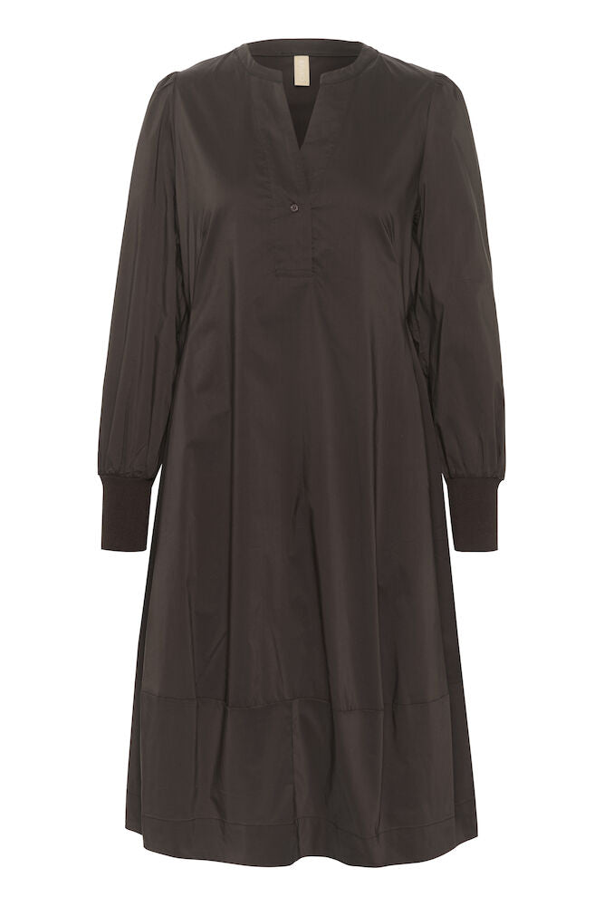 CULTURE Antoinett Rib Dress Demitasse