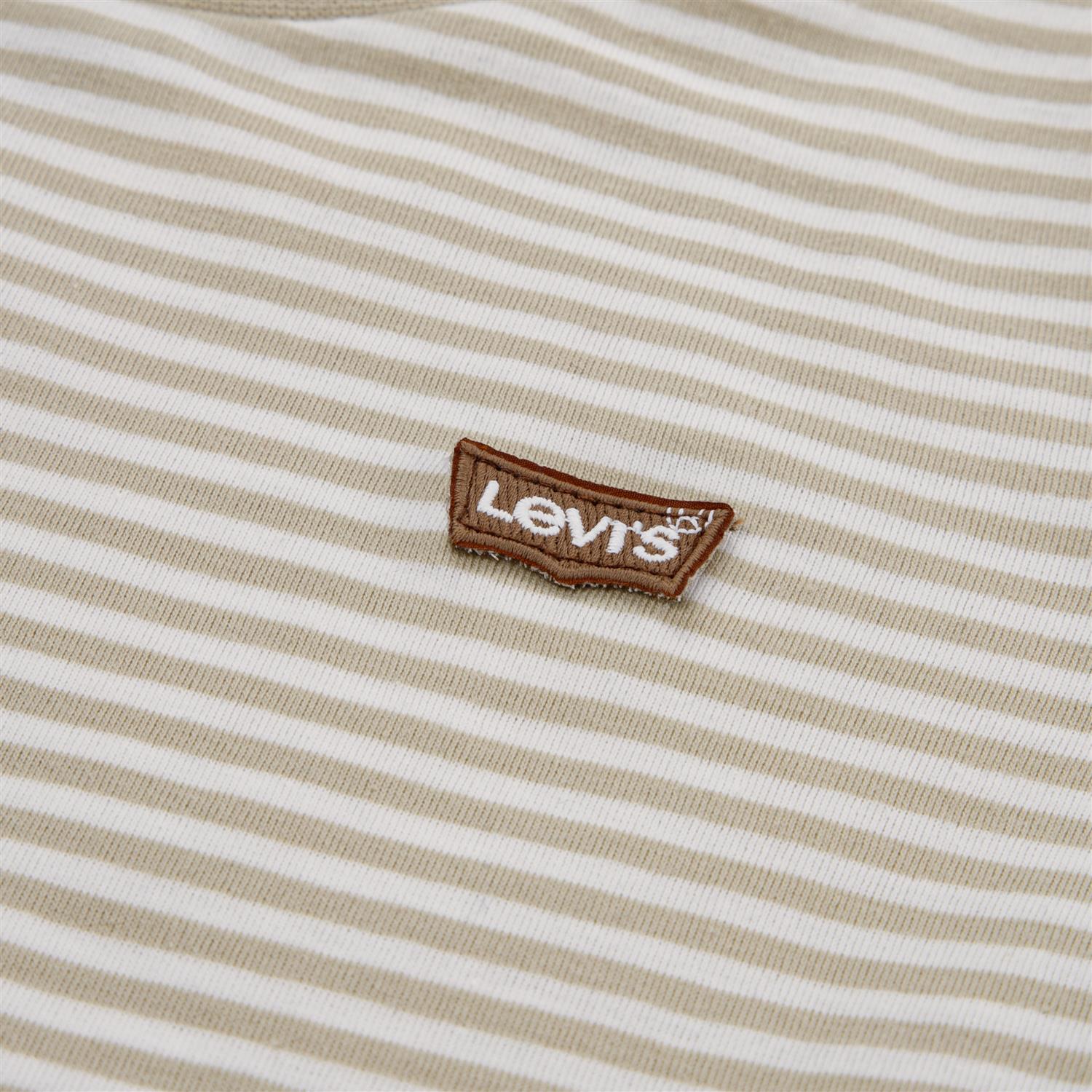 LEVIS 0-3ÅR Stripet Longsleeve Beige