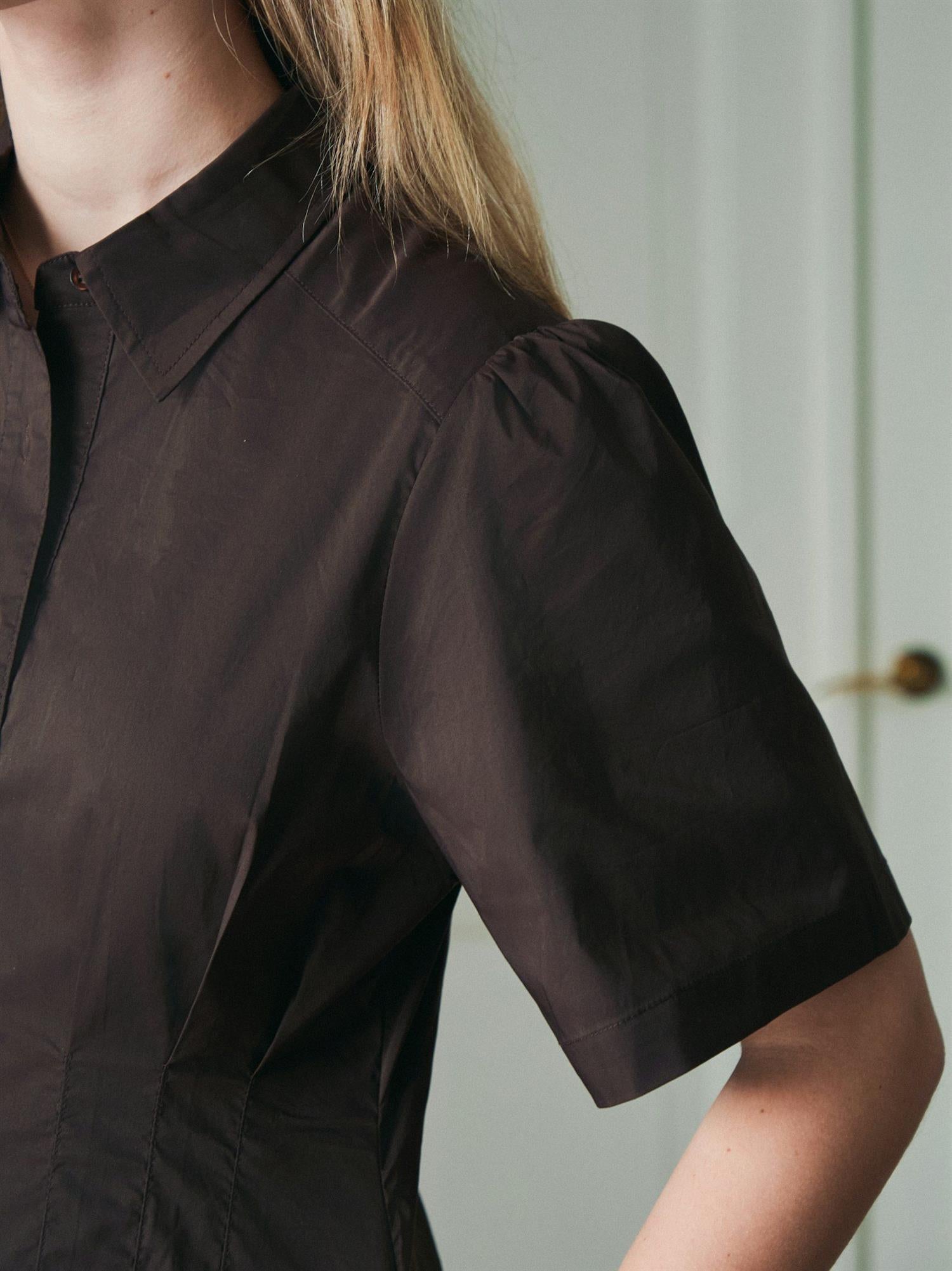 NEO NOIR Baia Poplin dress - Farmor Ingvarda