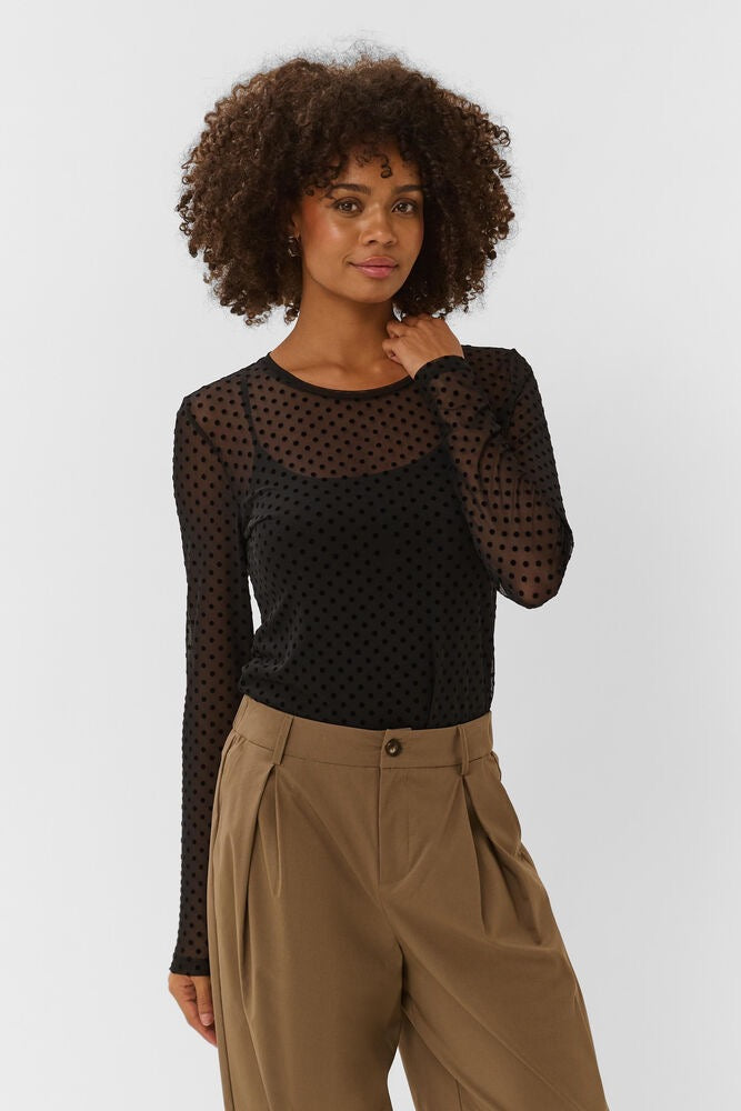 CULTURE Laya Mesh Blouse