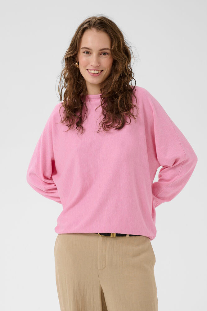 CULTURE Annemarie Batwing Jumper Pink