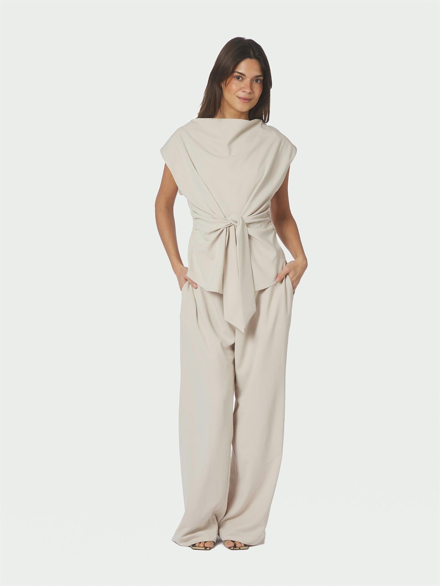 NEO NOIR Lunet Crepe Pants