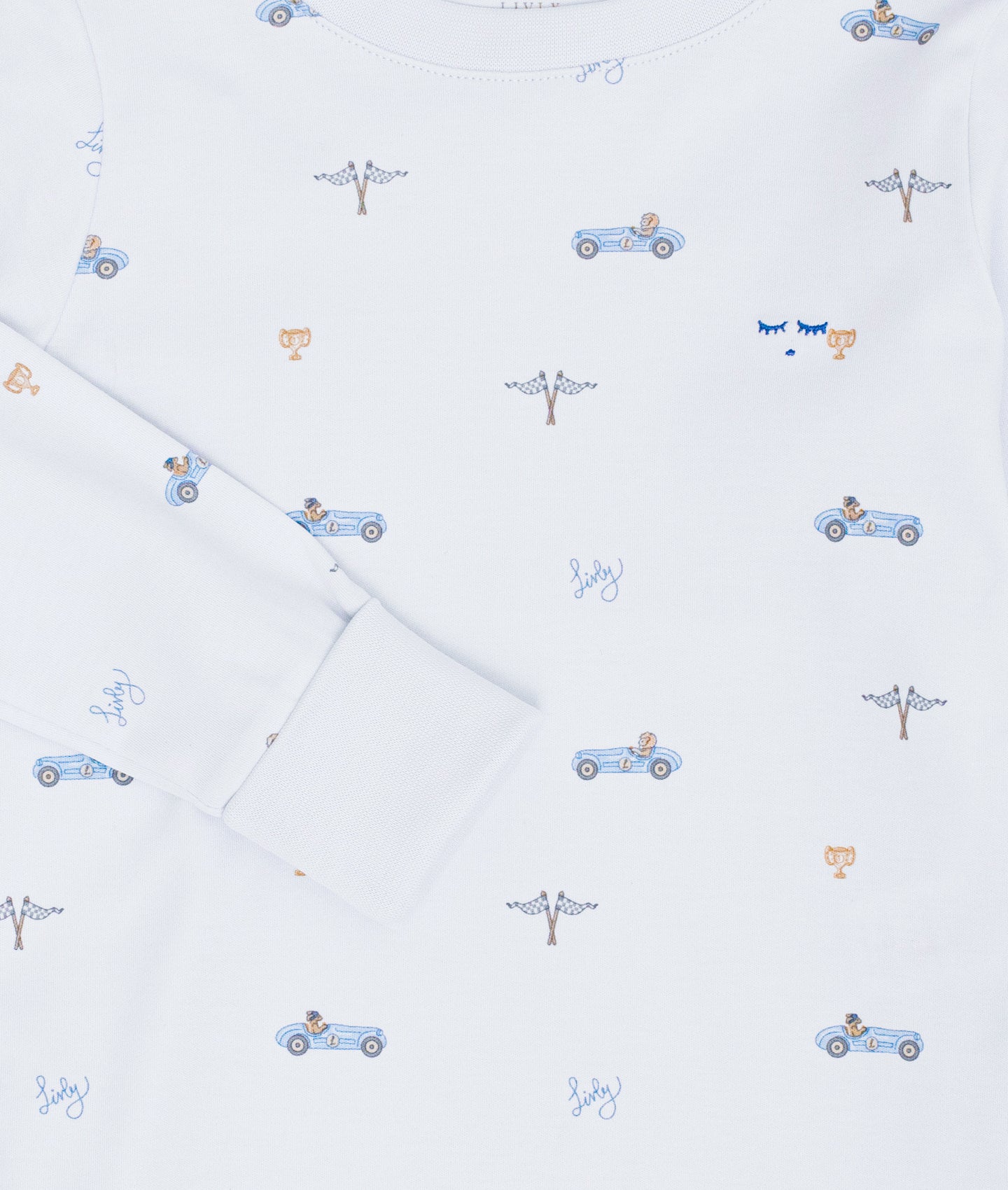 LIVLY Cars 2 Piece Set Lyseblå