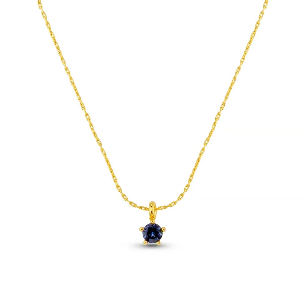 ORELIA Fine Blue Collar Necklace