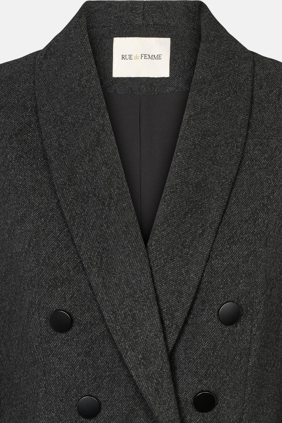 RUE de FEMME Loise Blazer Black Melange