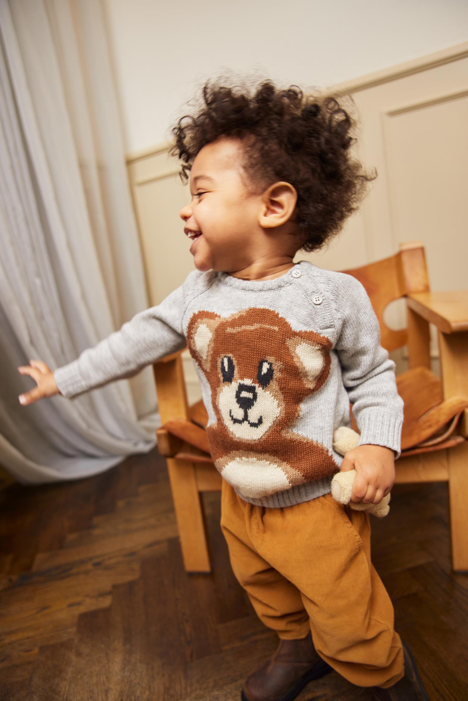 MOLO 0-4ÅR Bless Jumper,Baby Grå