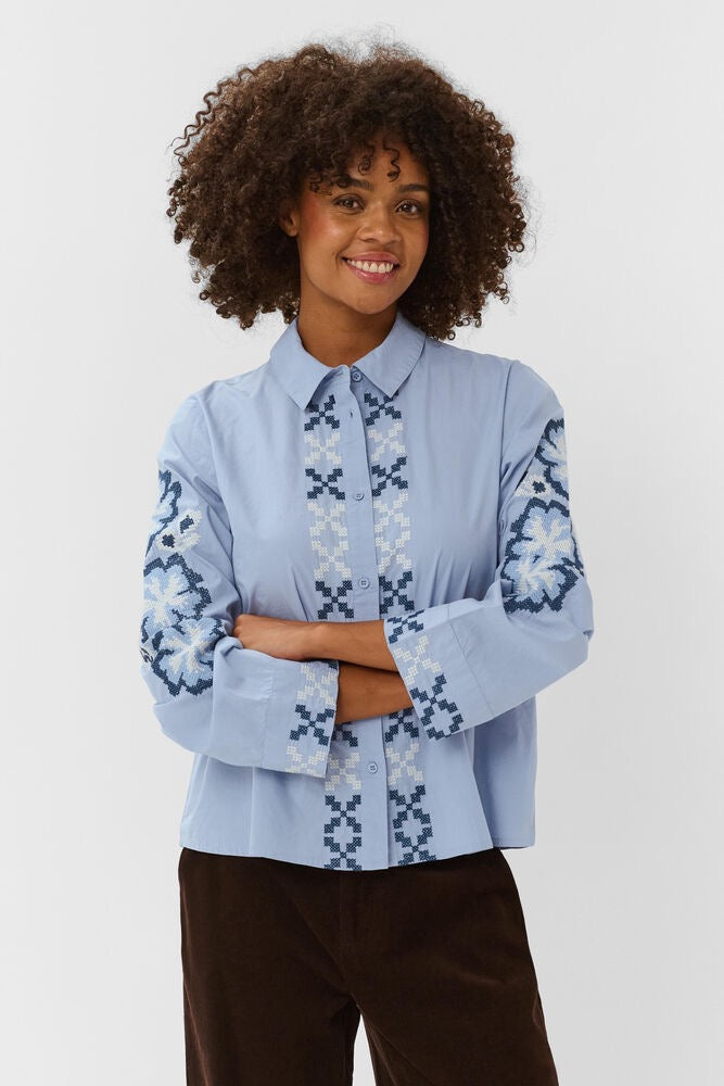 CULTURE Breezy Shirt Blue