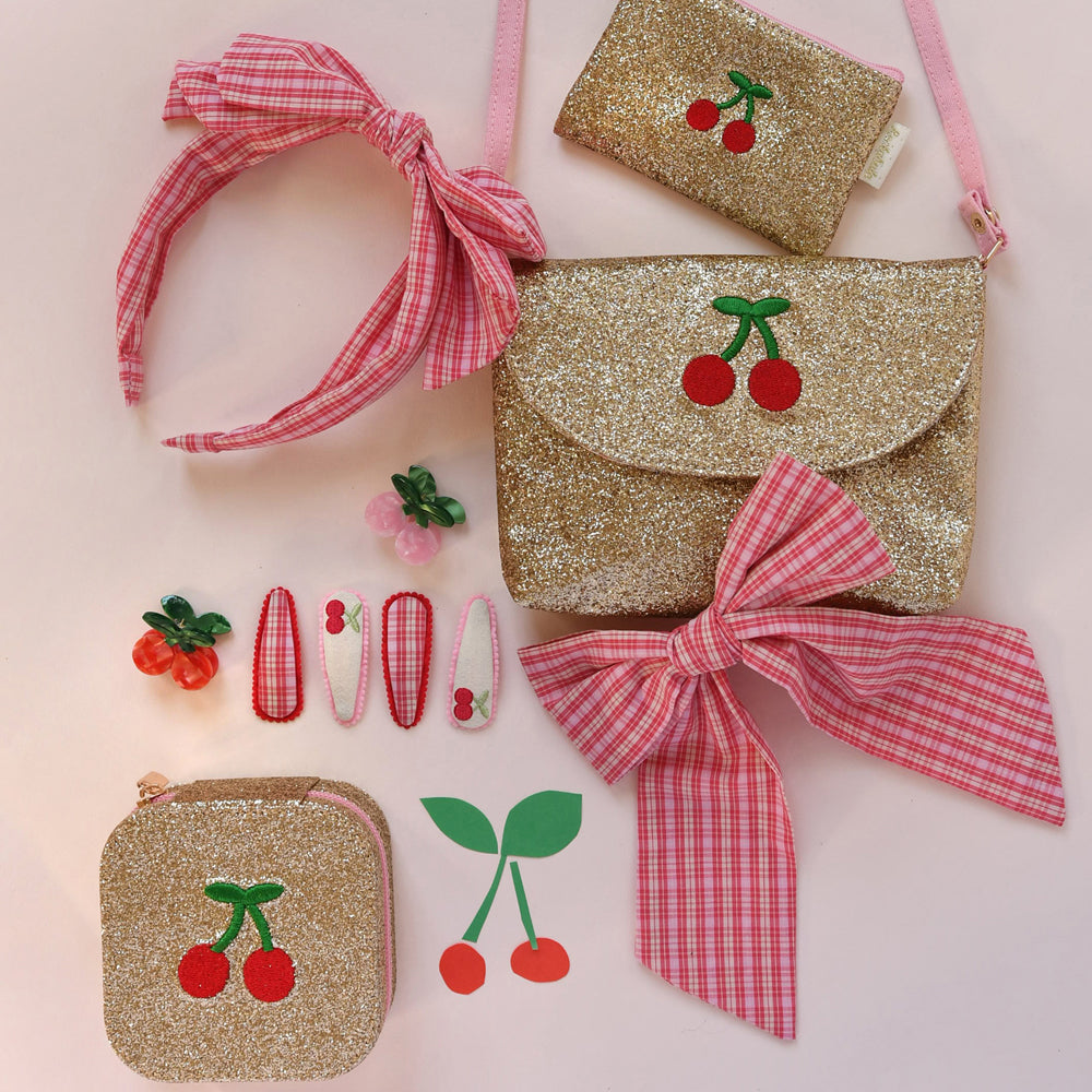 ROCKAHULA Kids Cherry Dreams Glitter Bag,Gull