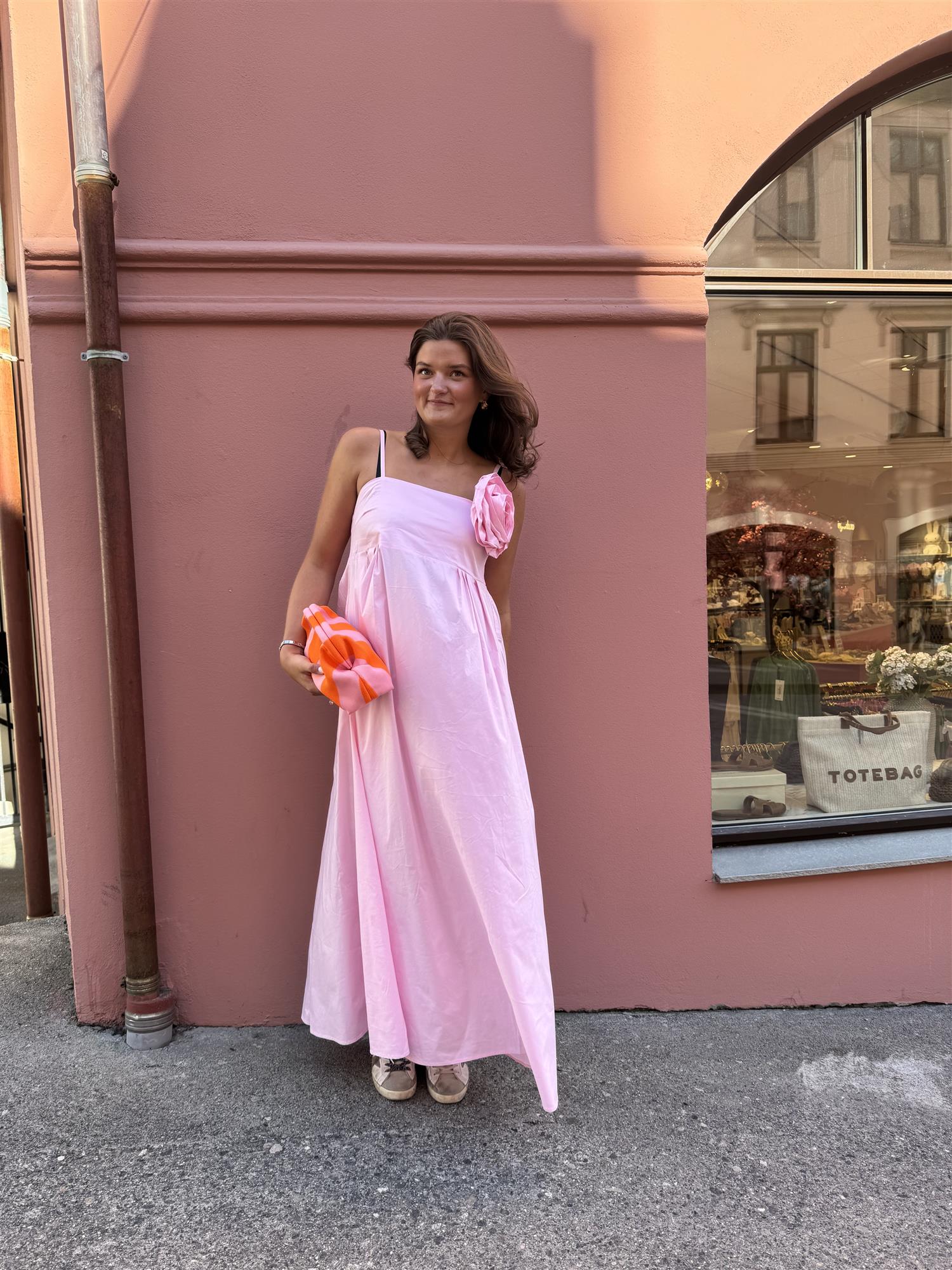 CULTURE Malue Antoinett Strap Dress Pink