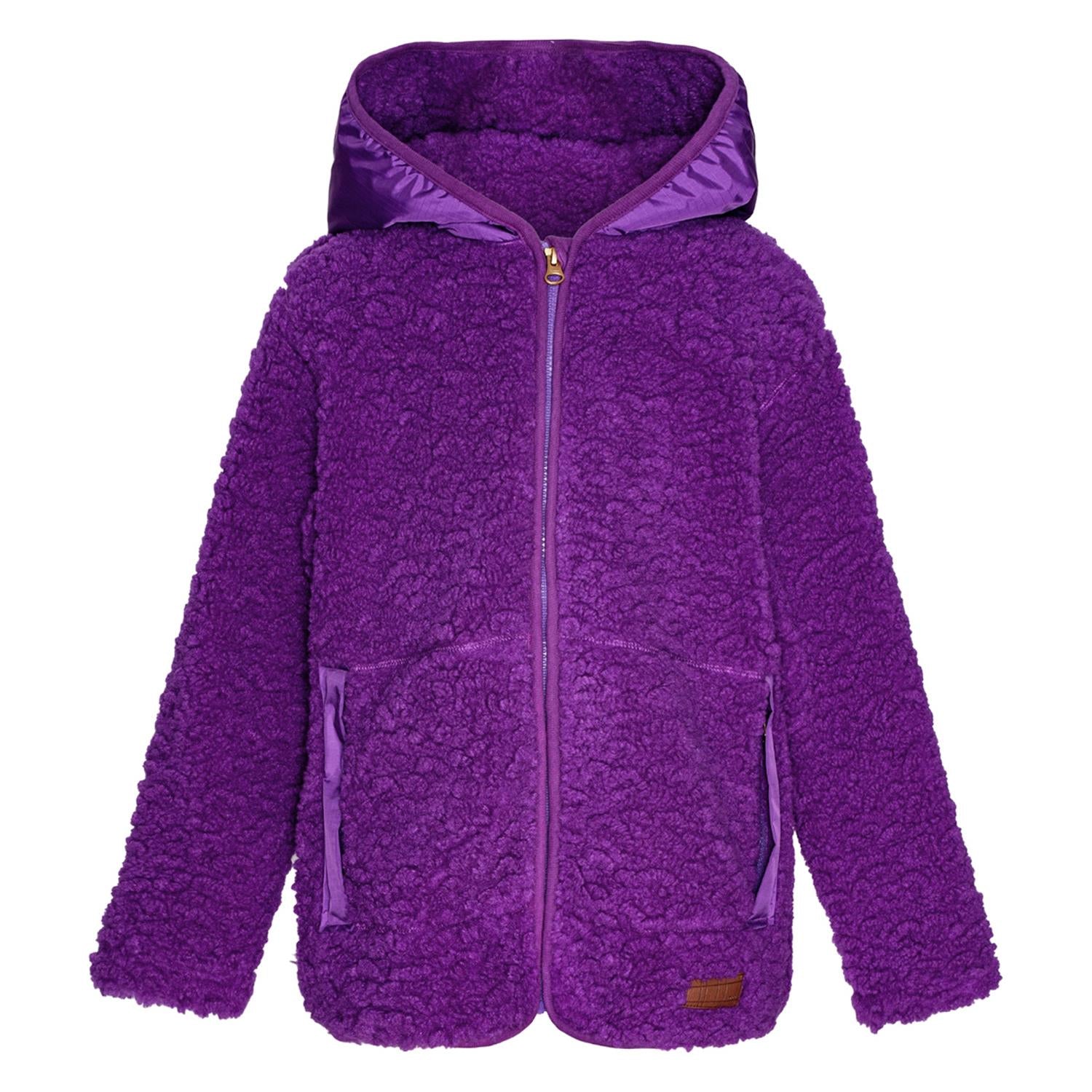 MOLO 4-12ÅR Uberto Fleece Jacket Mørkelilla