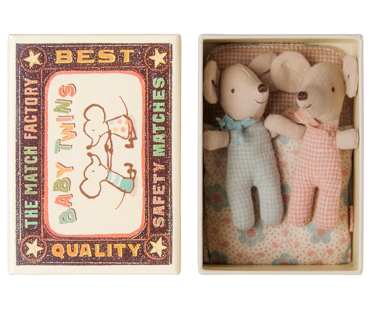 MAILEG Twins,Baby mice in box