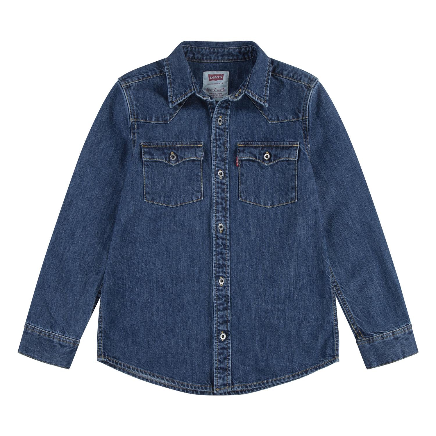 LEVIS Western shirt Jeans Blå