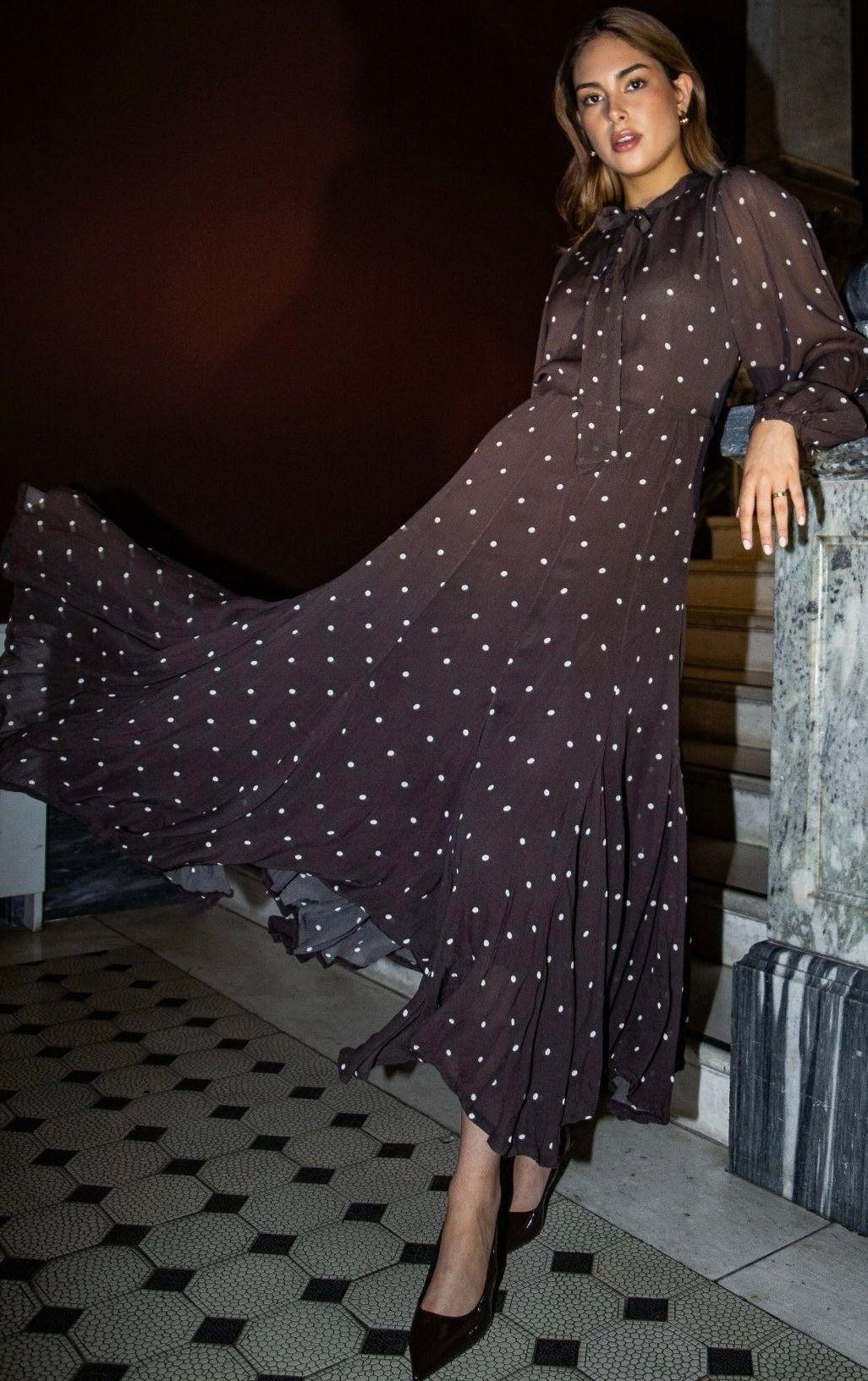MISSMAYA Daniella Dress French Dot