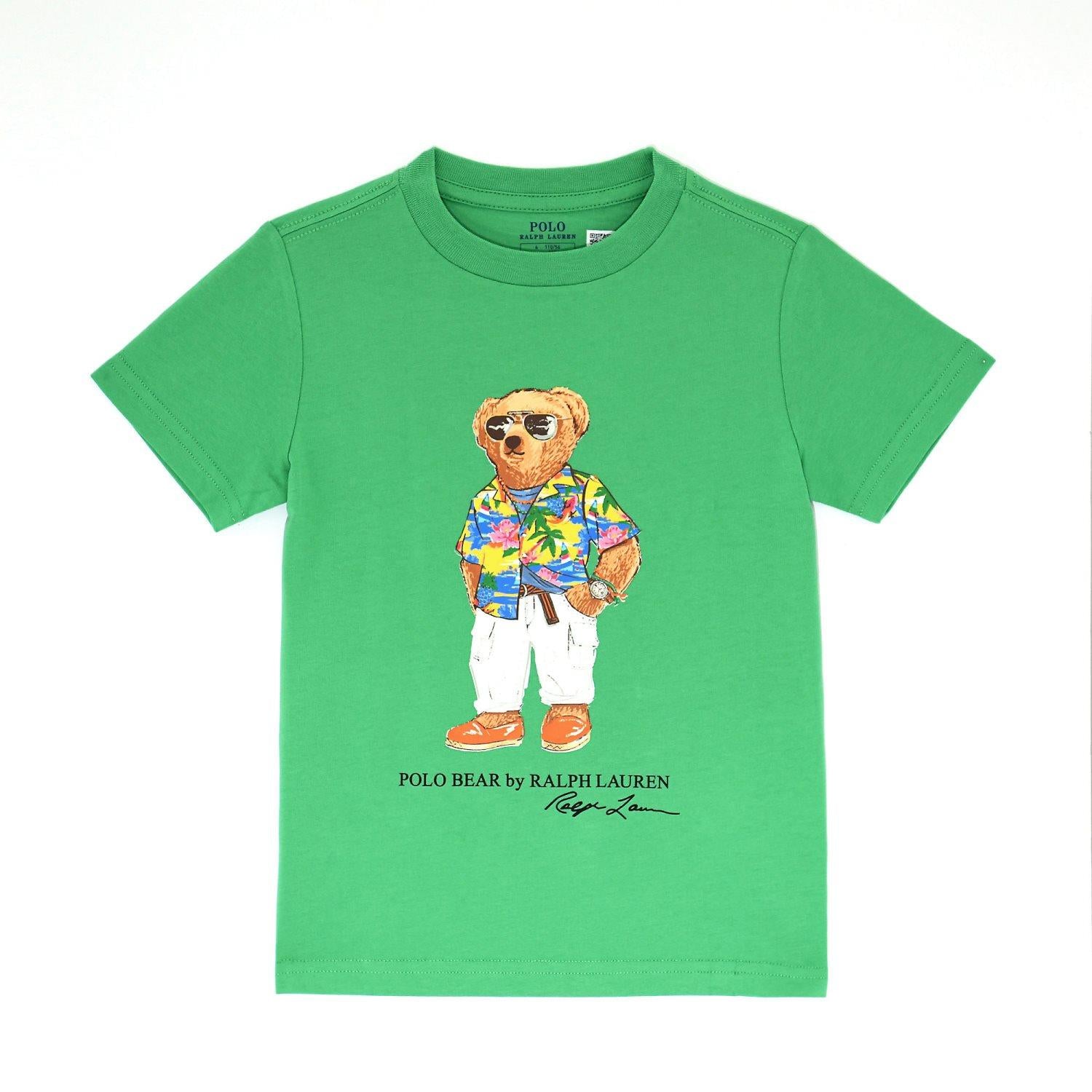 RALPH LAUREN 8-16År Polo Bear T-shirt,Teens Grønn