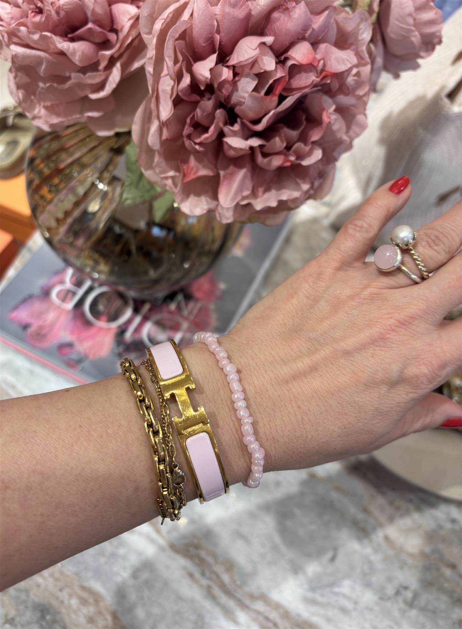 ENDLESS Bracelet Pink Pearls