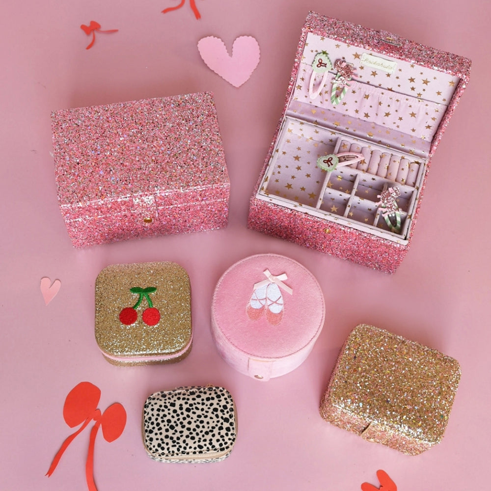 ROCKAHULA Kids Confetti Glitter Jewellery Box,Gull