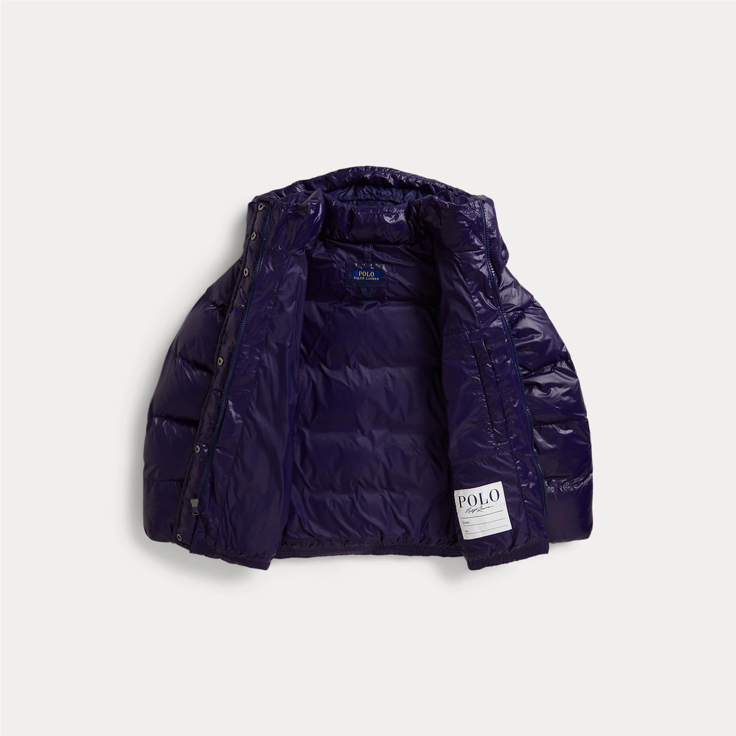 RALPH LAUREN 8-16År Ytterjakke Glossy,Jente Mørkeblå