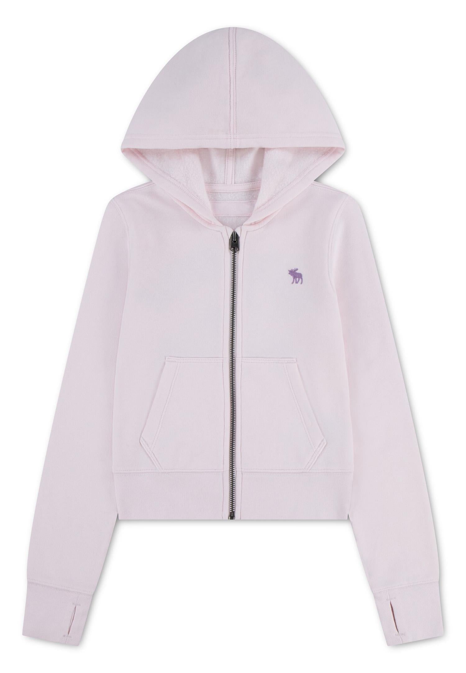 ABERCROMBIE & FITCH Hettejakke Lys Rosa