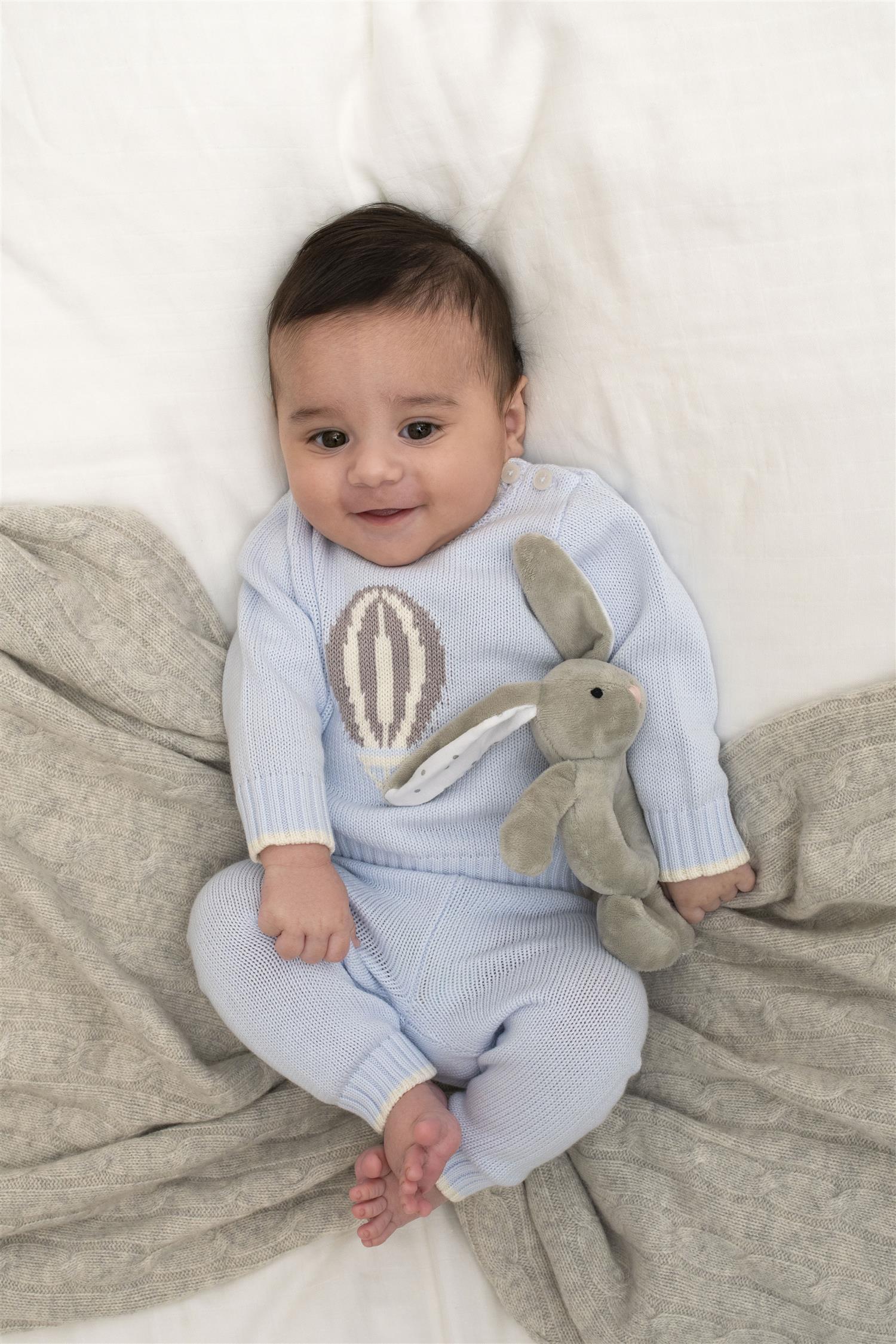 LIVLY Air Baloon Sweater Lyseblå
