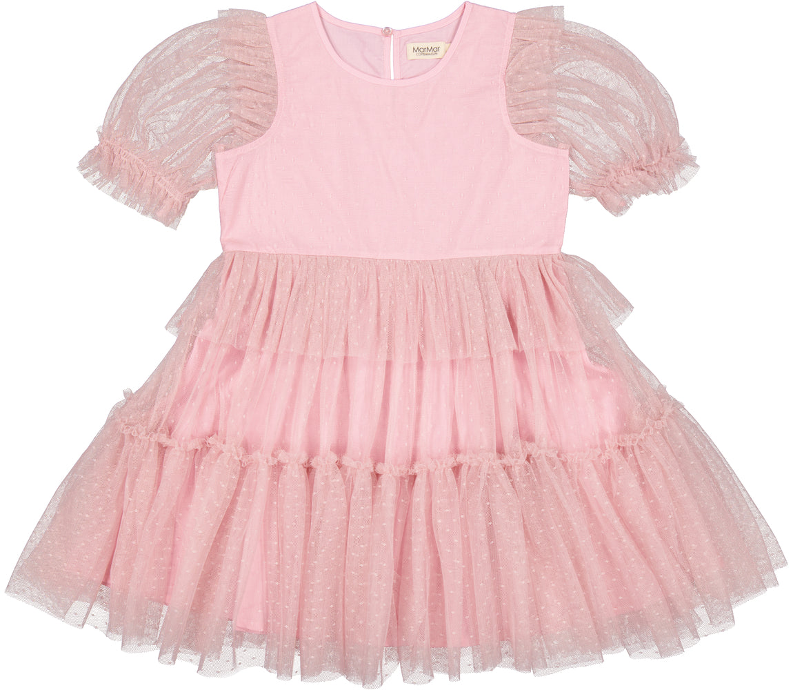 MARMAR COPENHAGEN 3-12ÅR Doth Tulle Dotty Dress Rosa