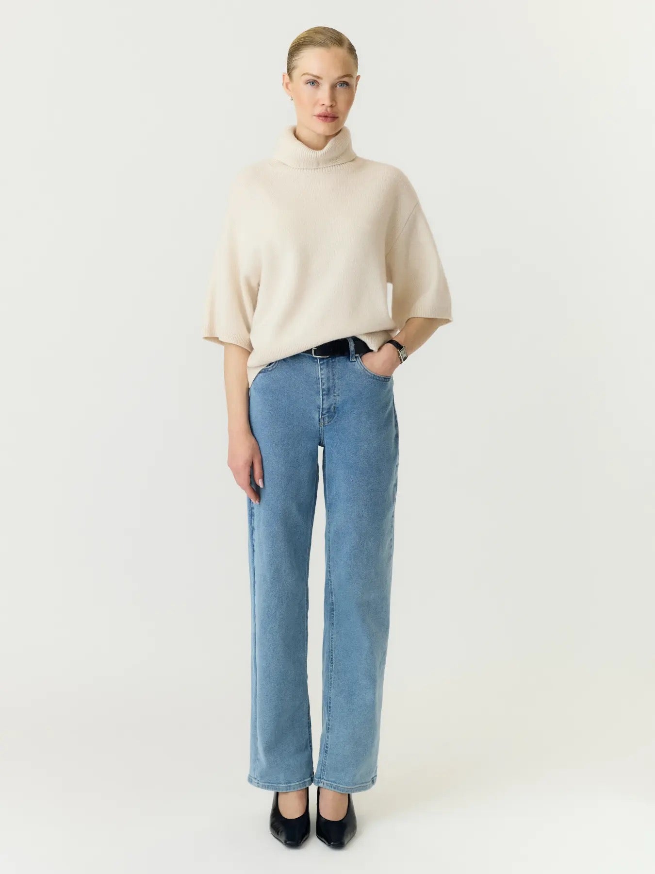 YAS Yasemila 2/4 Wool Knit Pullover