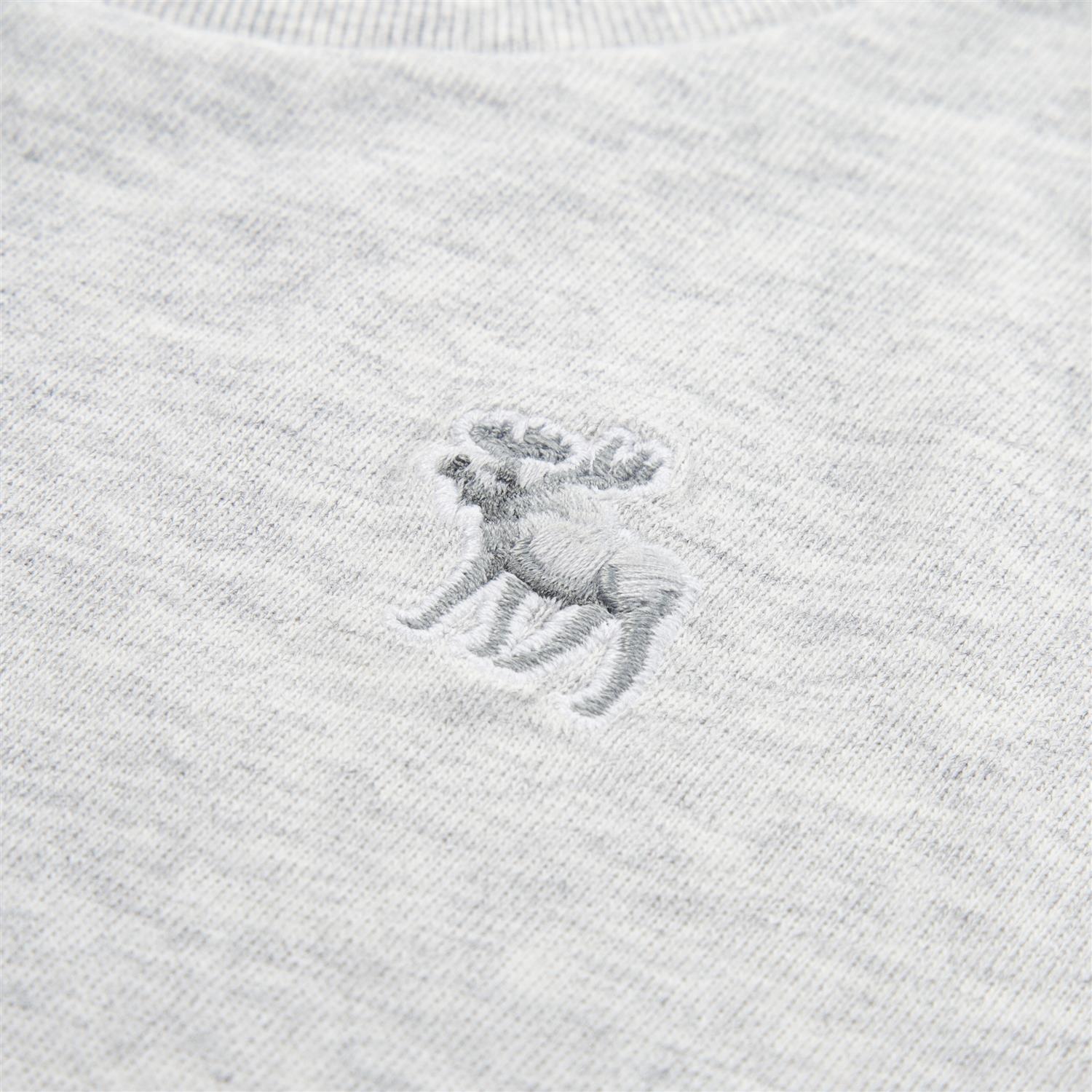 ABERCROMBIE & FITCH T-skjorte Lys Grå Melert