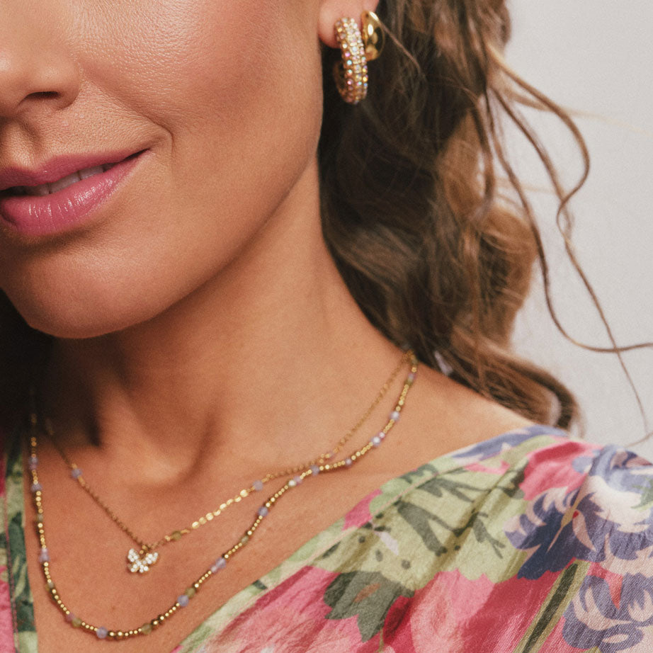 TONE DAMLI by A & C Butterfly Necklace
