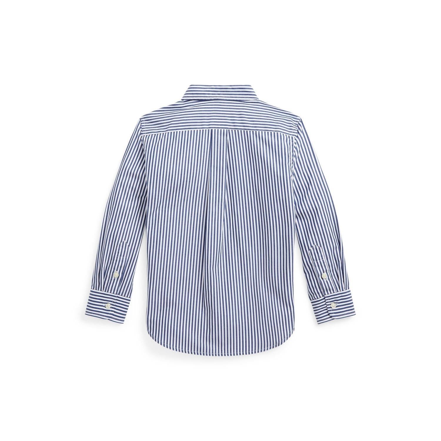 RALPH LAUREN 2-7År Striped Cotton Poplin Shirt Striper