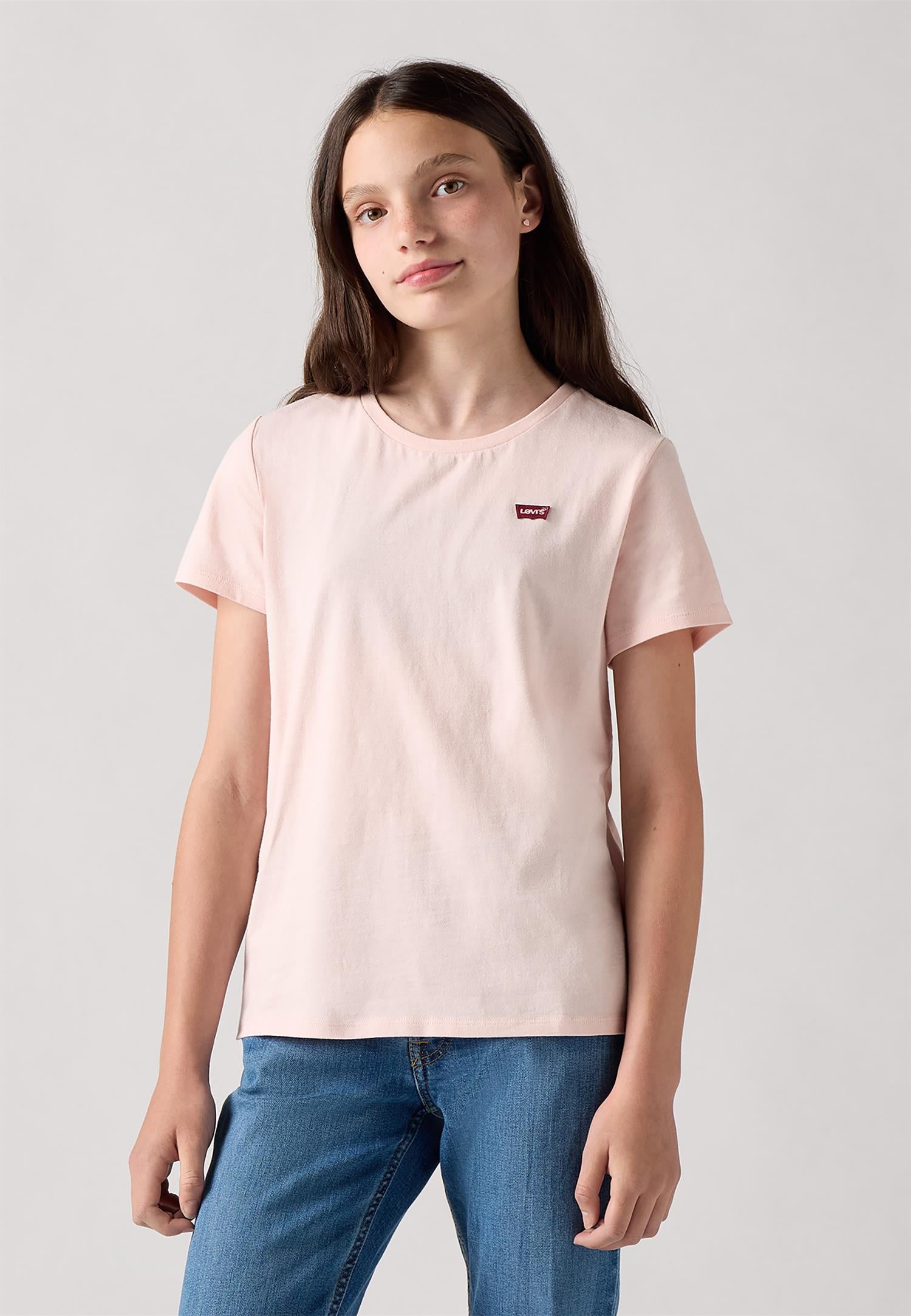 LEVIS T-skjorte m/liten logo Lys Rosa