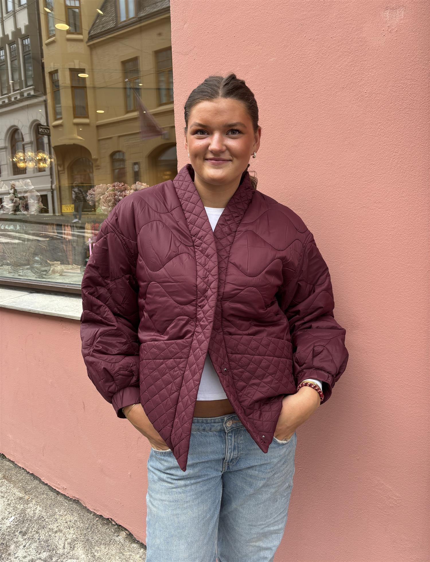 YAS Stucco Ls Padded Jacket