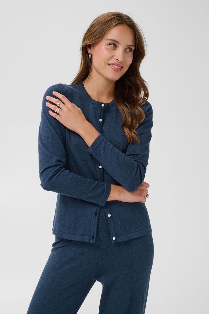 SAINT TROPEZ Jemma Cardigan Blue