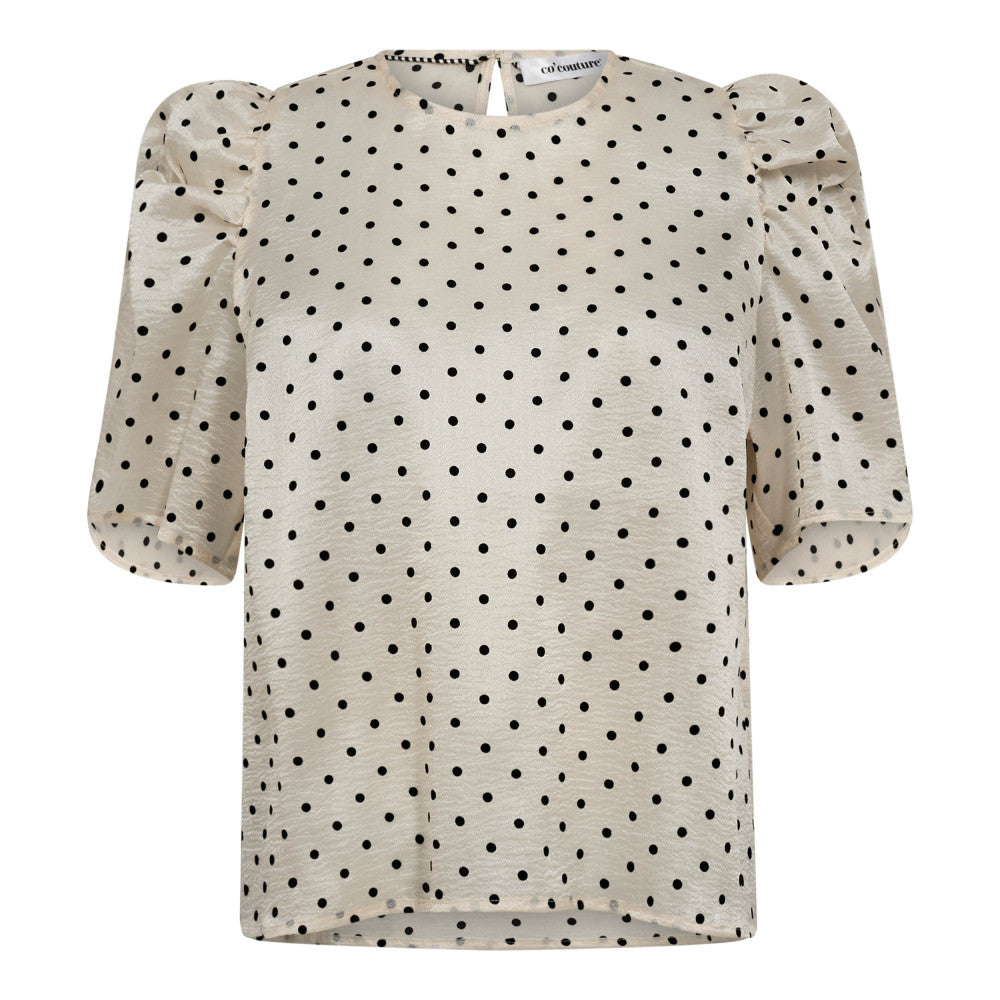 CO´ COUTURE Dilan Dot SS Blouse