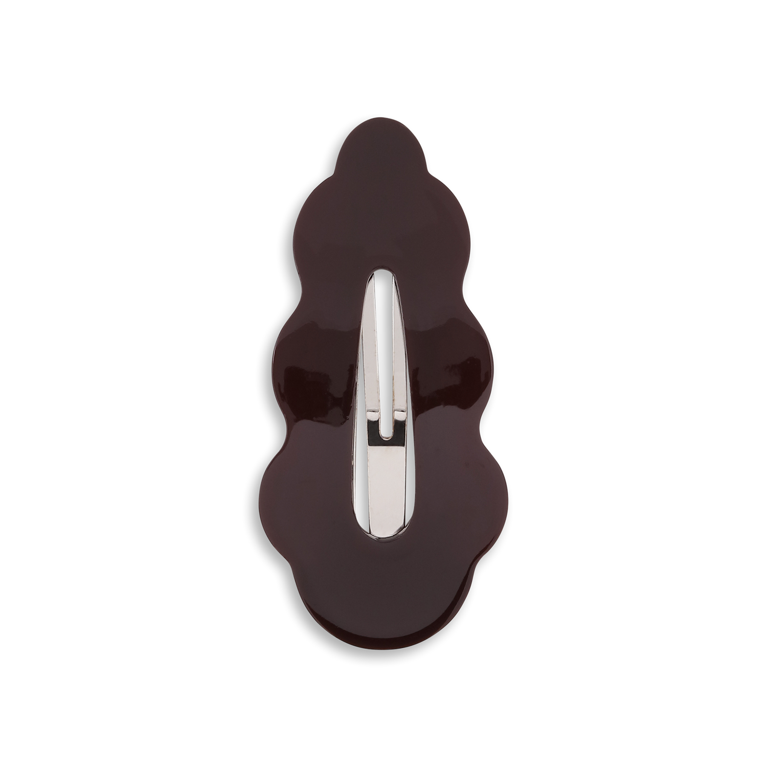 SUI AVA Wavy Harvest Buckle Clip Burgundy
