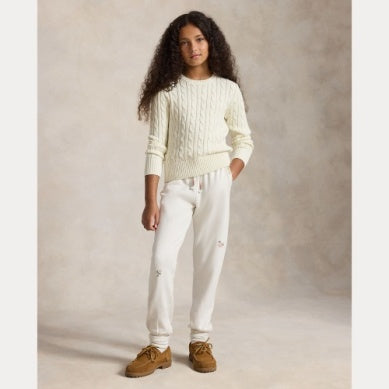 RALPH LAUREN 8-16År Genser m/flettestrikk,Jente