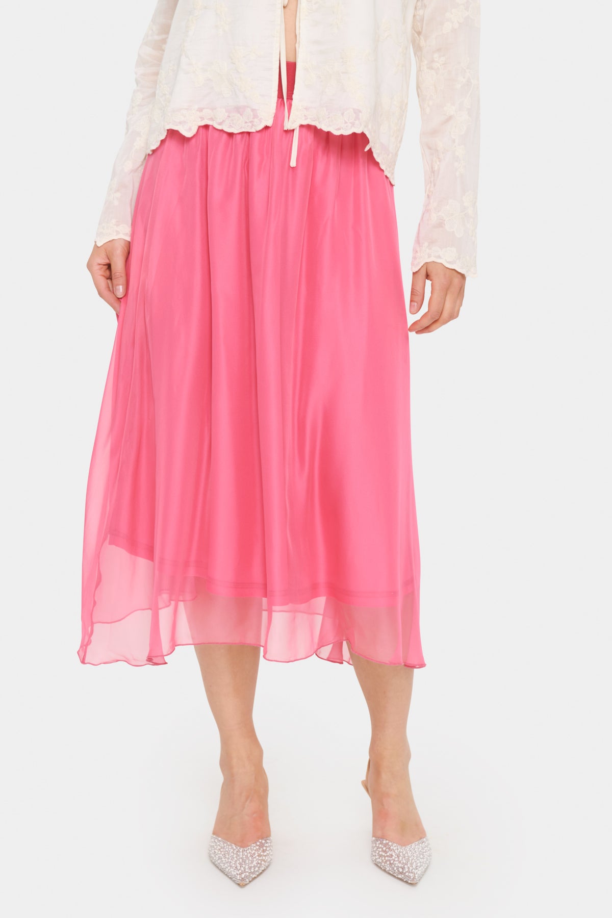 SAINT TROPEZ Coral Skirt