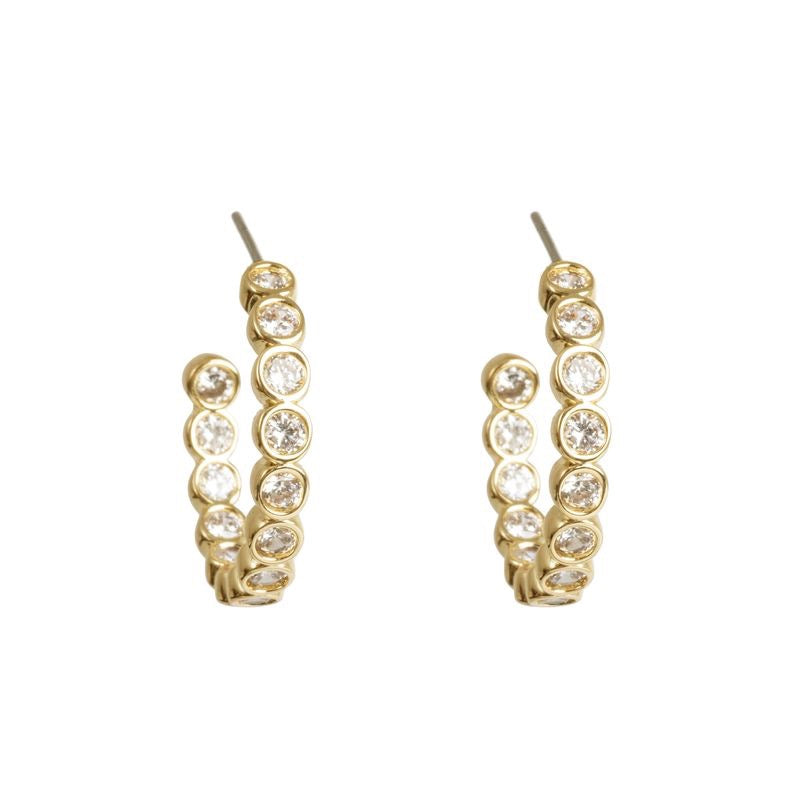 TONE DAMLI by A & C Halo Mini Hoops