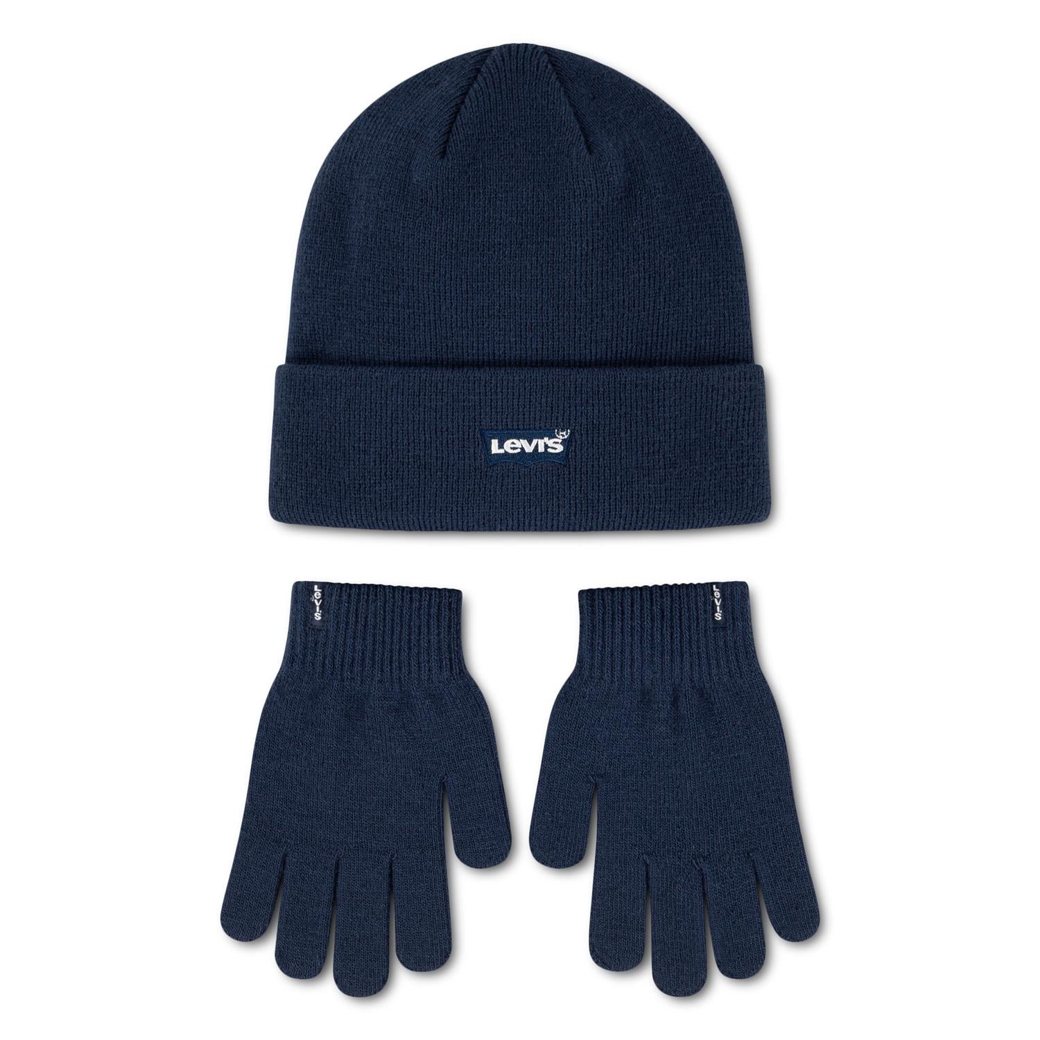 LEVIS 4-14ÅR Beanie Set Blå