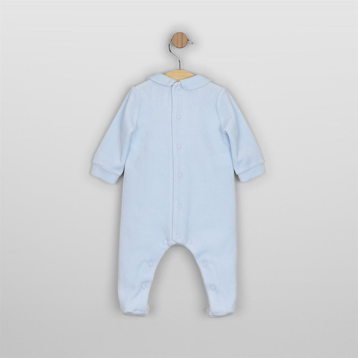 EMILE ET ROSE Monty Babydress,Velour Blå/Hvit