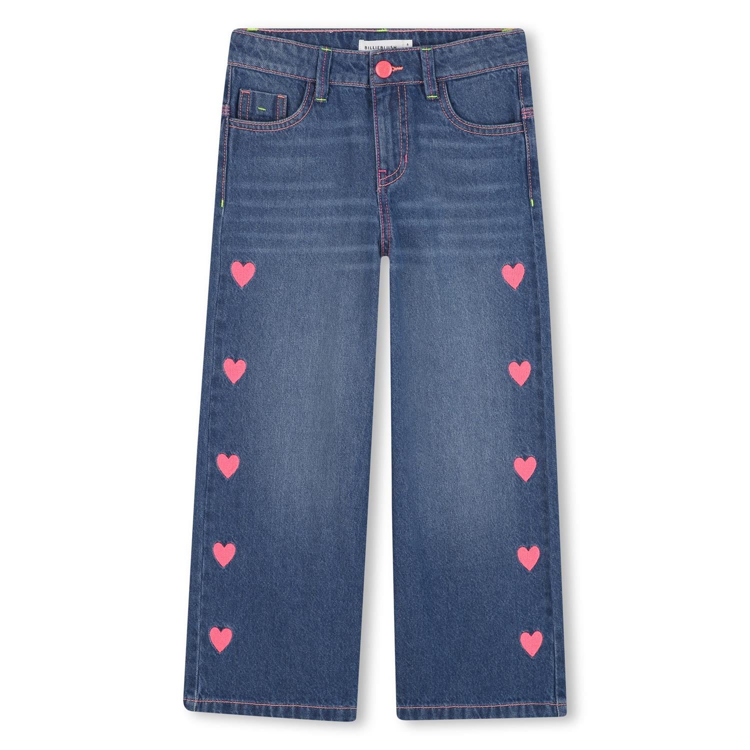 BILLIEBLUSH Jeans m/hjerter Jeans Blå