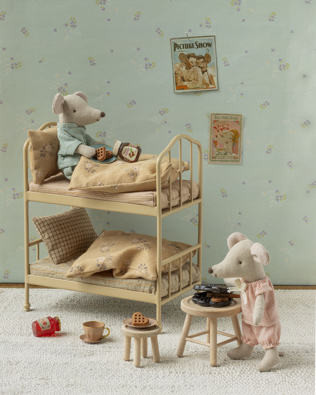 MAILEG Bunk Bed,Mouse