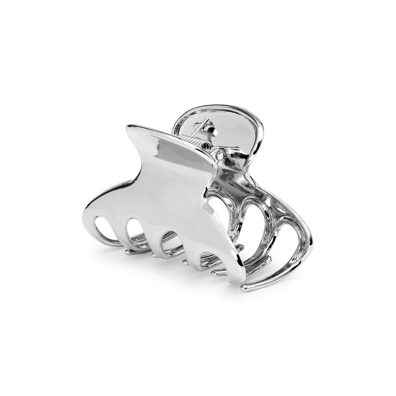 SUI AVA Glossy Hair Claw Silvery