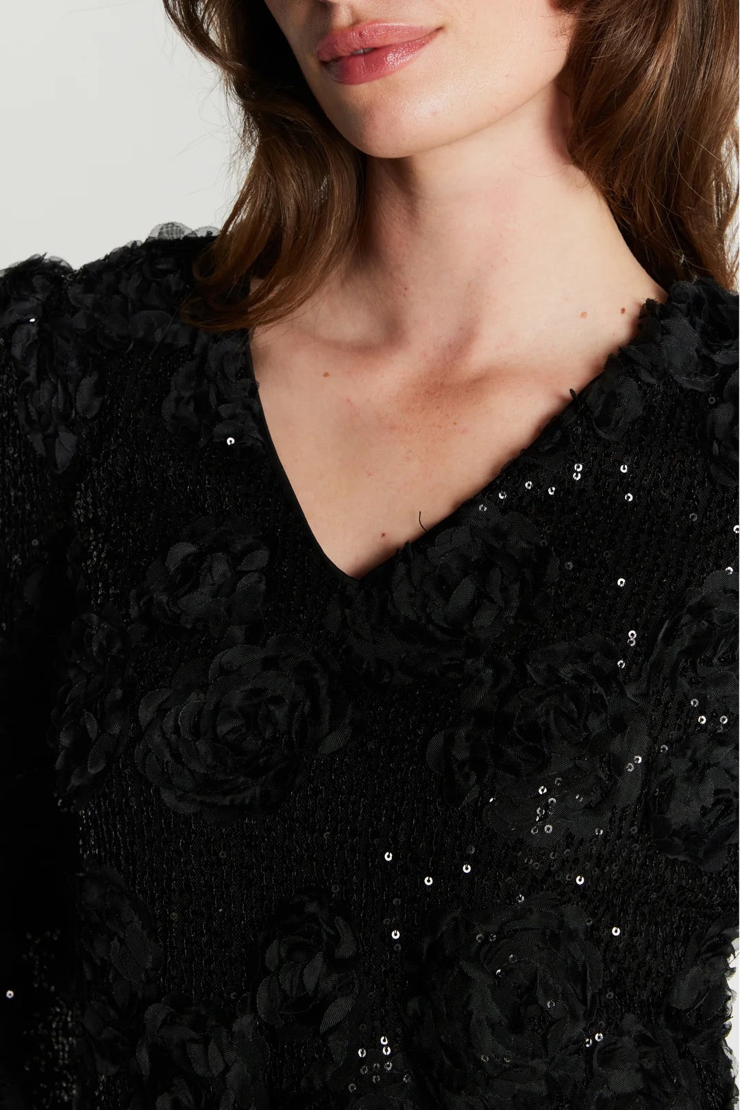 RUE de FEMME Edda Reversible Blouse Black