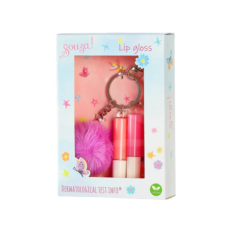 SOUZA! Lipgloss & Keyring set