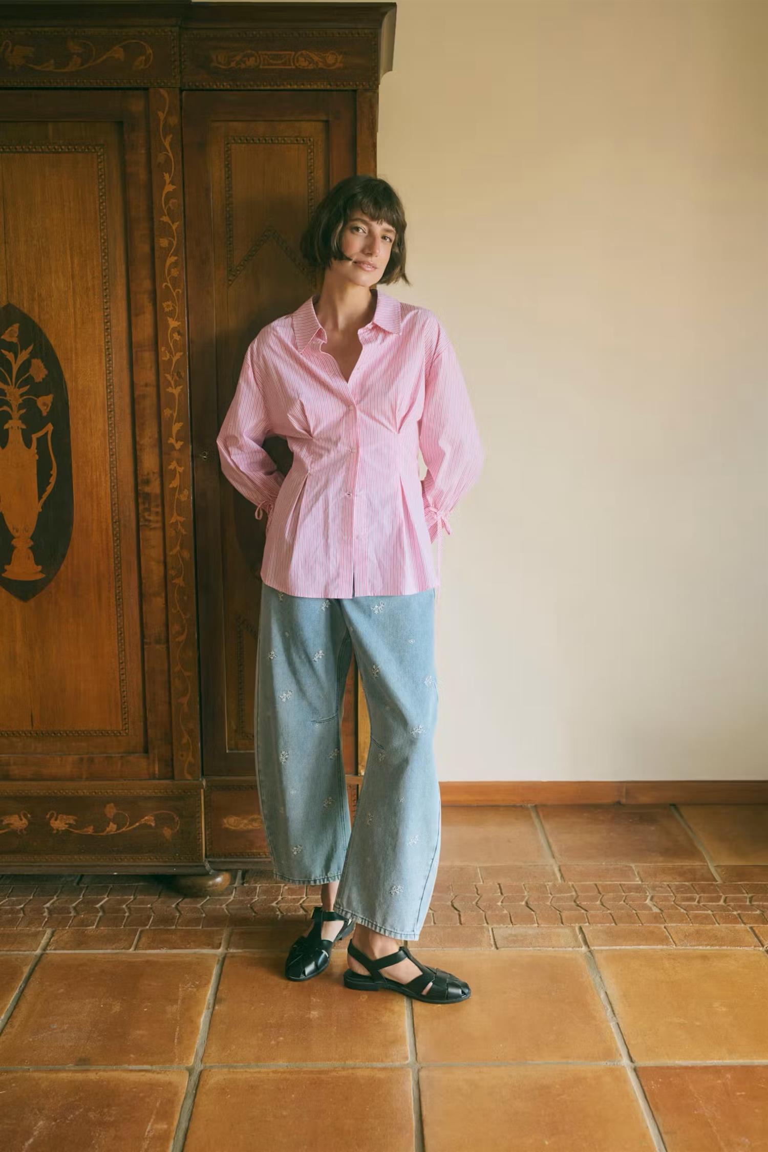 CULTURE Mimi LS Shirt Pink