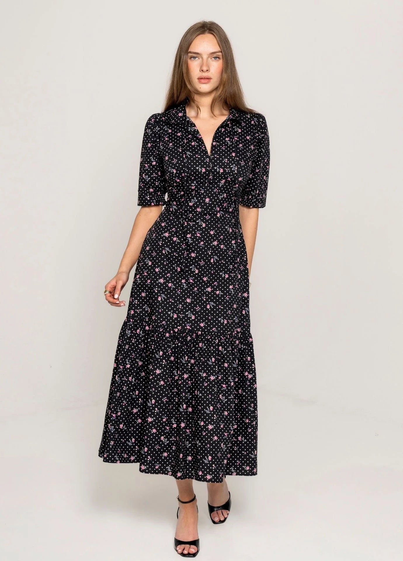 MISSMAYA Agatha Dress Polka Bloom