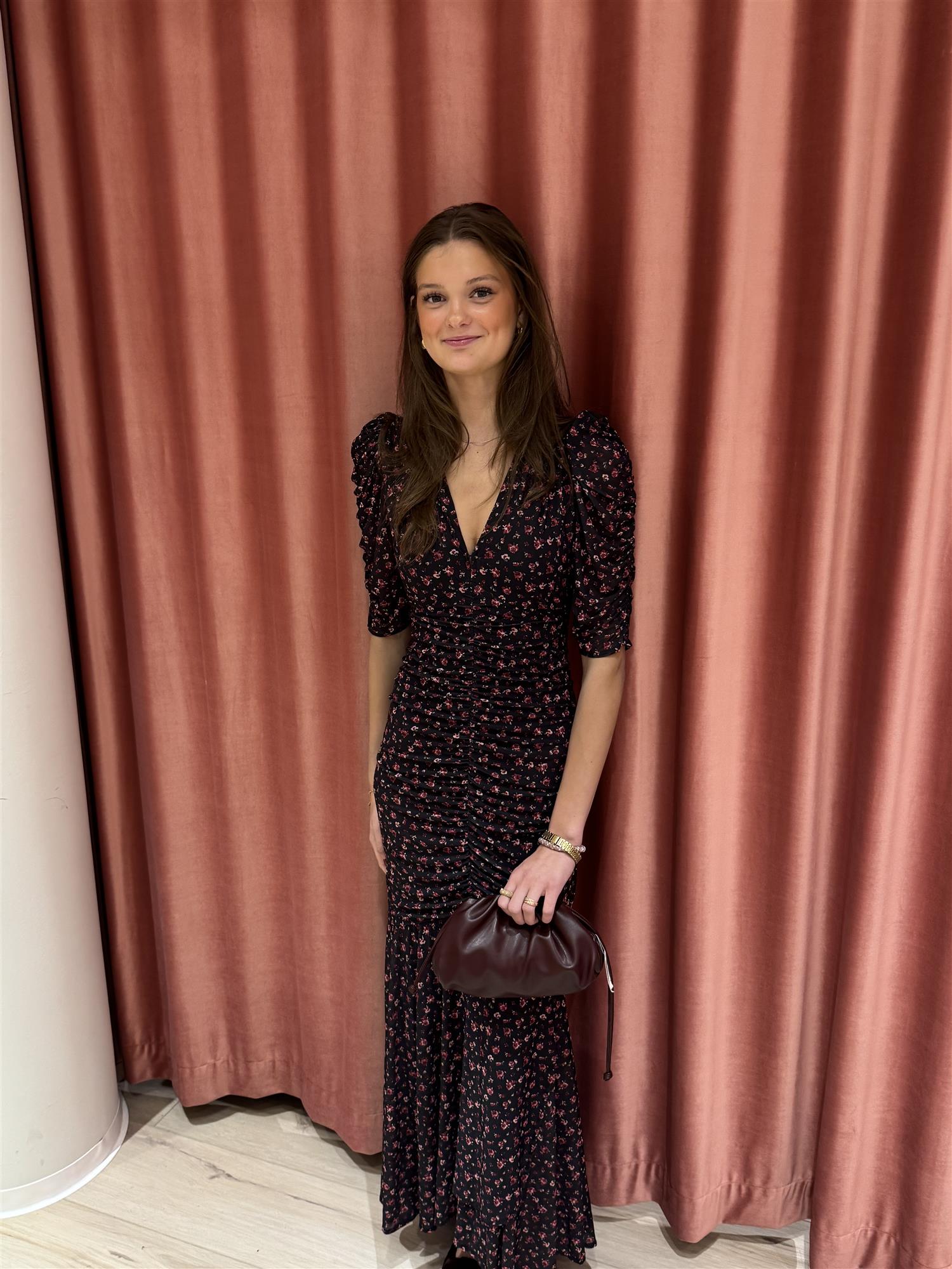 MISSMAYA Sofia Dress French Rose Mesh